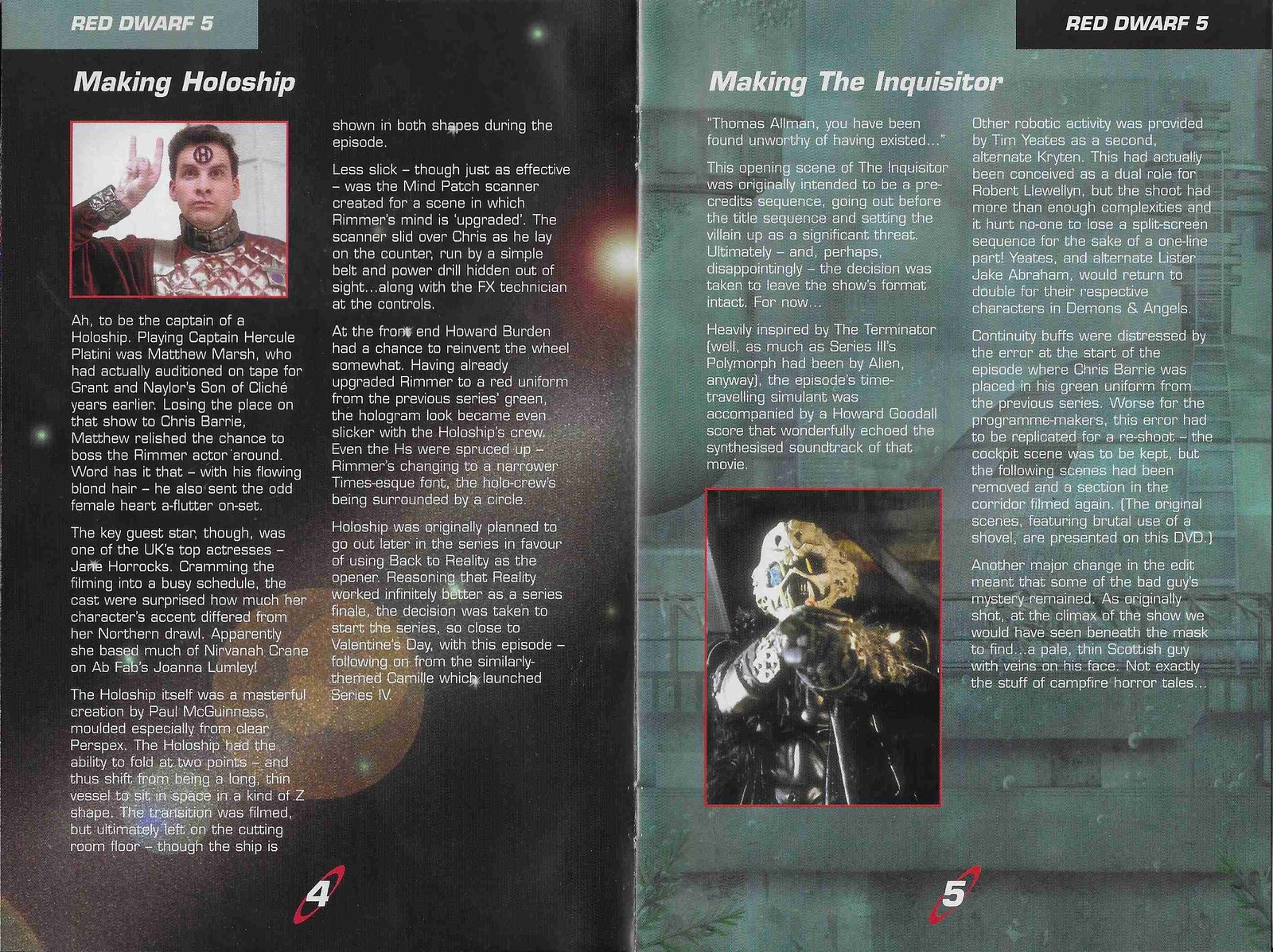 Inserts from BBCDVD 1371